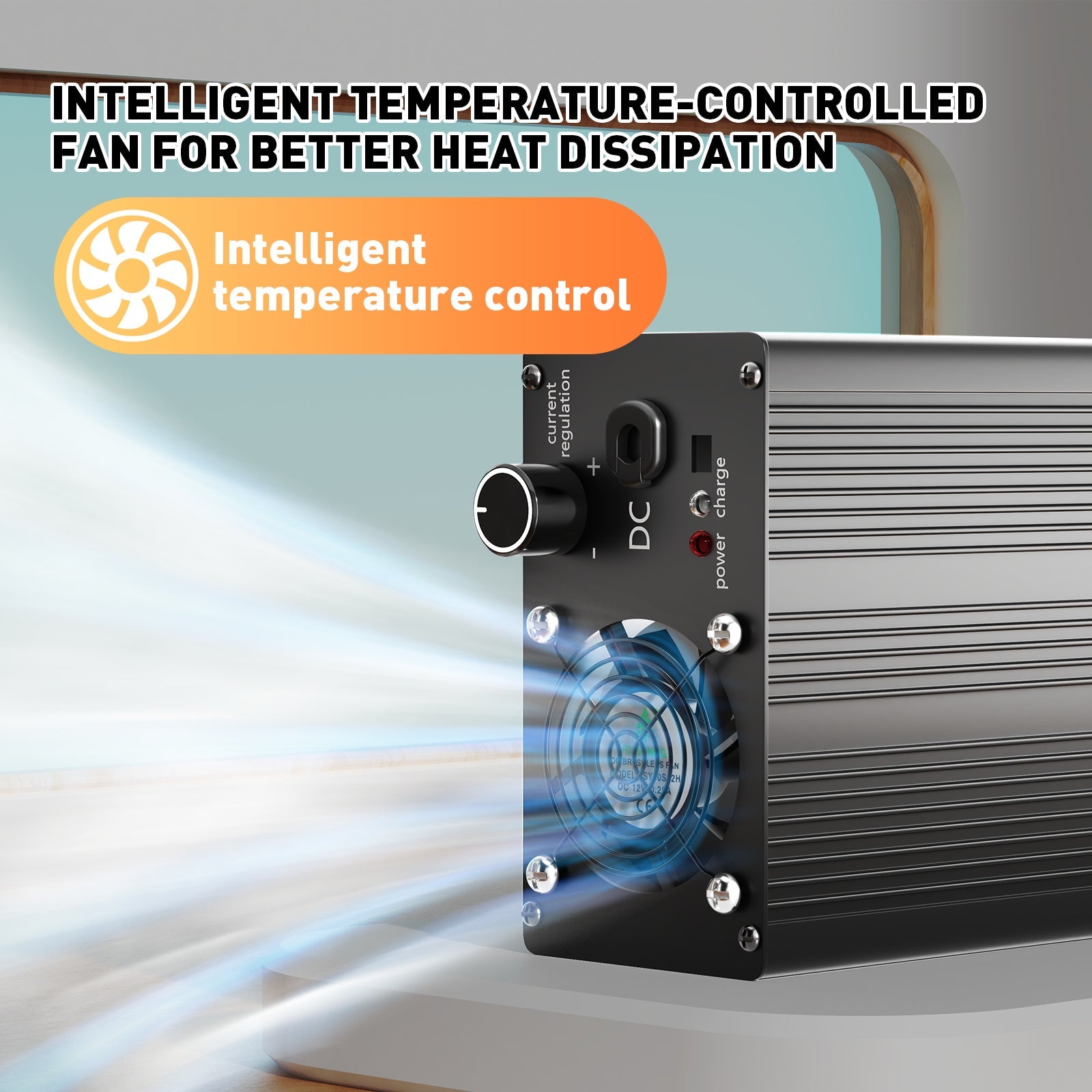 Suraziki 58,8 V 1-15 A Strom einstellbares Lithium-Batterieladegerät für 14S 51,8 V Li-Ionen-/ternäre Lithium-/Polymer-Batterien, E-Bike-Scooter-Batterieladegerät